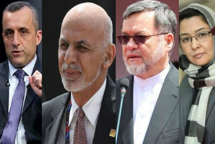 ​معاونین اشرف غنی در انتخابات آینده ریاست جمهوری مشخص شدند