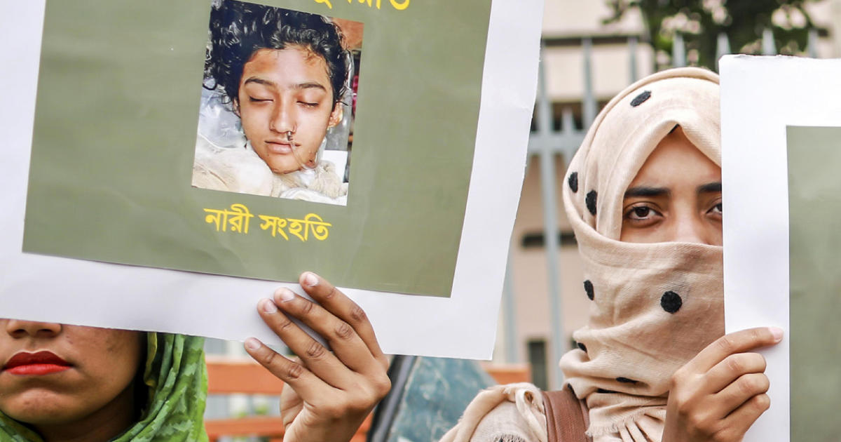 16 تن به اتهام سوزاندن یک دختر در بنگلادیش بازداشت شد