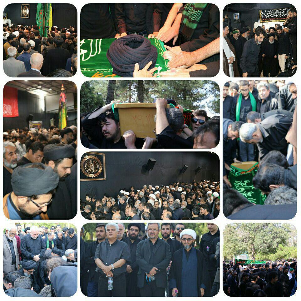 تشیع پیکر آیت الله ساجدی در مشهد