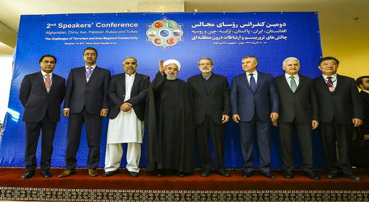 دومین کنفرانس رؤسای مجالس 6 کشور منطقه در تهران پایان یافت