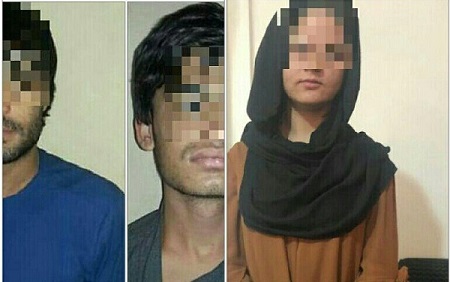  بازداشت یک گروه سارقین مسلح به شمول یک زن در کابل 