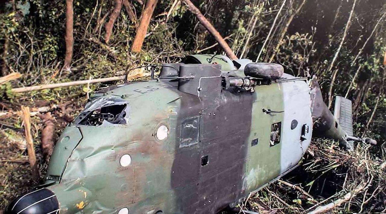 سقوط مرگبار بالگرد آمریکایی ارتش کلمبیا