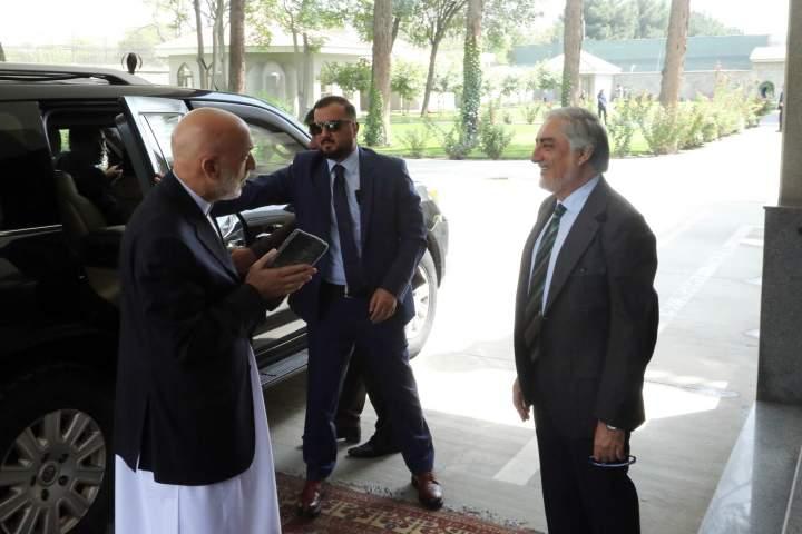 دیدار حامد کرزی با داکتر عبدالله عبدالله رئیس شورای عالی مصالحه ملی کشور