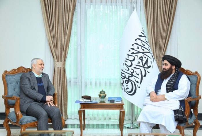سفیر ایران بازهم به دیدار وزیر خارجه طالبان شتافت