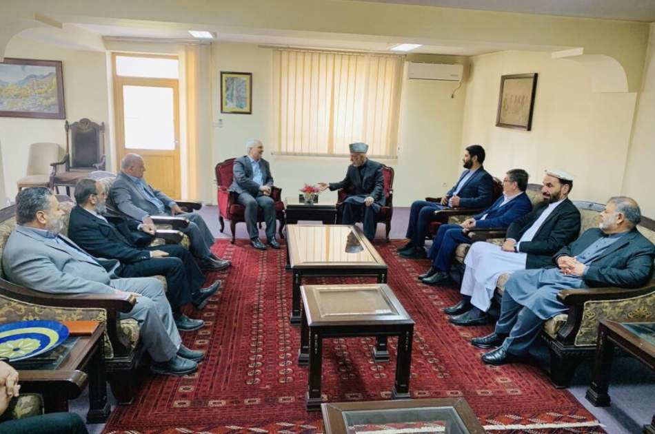 کرزی در دیدار با کاظمی قمی از حمایت ایران از مردم افغانستان تمجید کرد