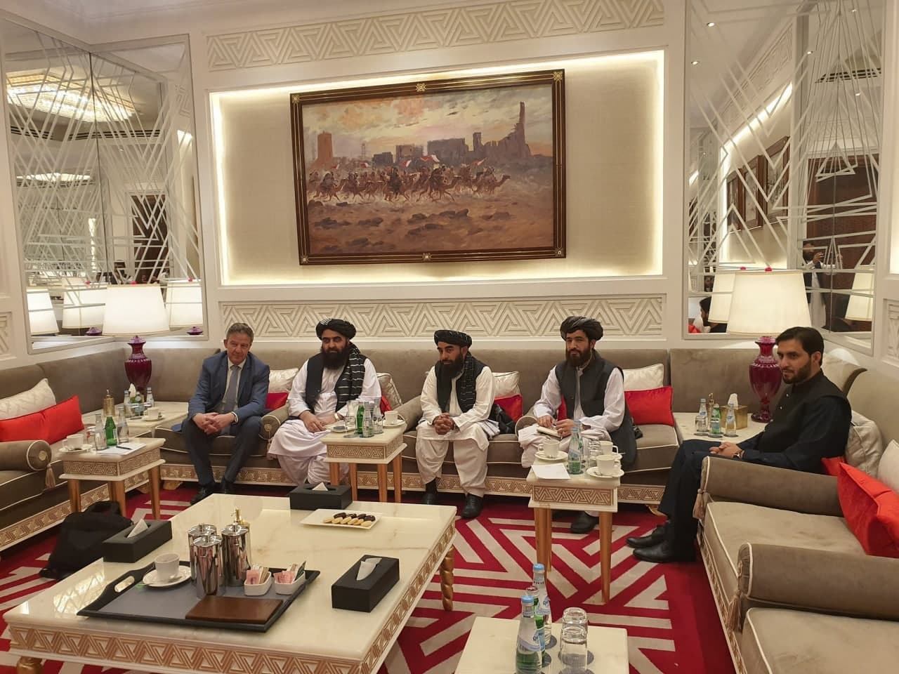سرپرست وزارت خارجه طالبان با سفیر آلمان دیدار کرد