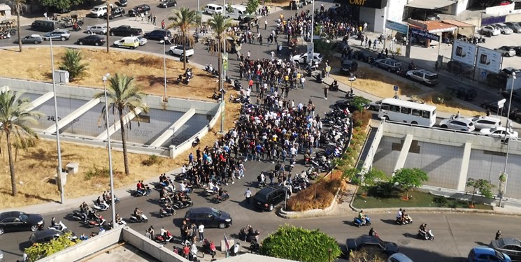  تیراندازی شدید به سمت تظاهرات کنندگان لبنانی 